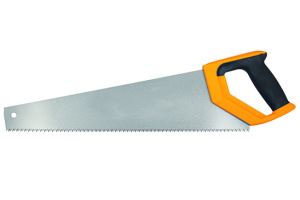 Handsäge mit großen Stahl- und Griff aus Holz oder Kunststoff Griff hochwertige Stahl scharfen Zähnen Gummihand Säge