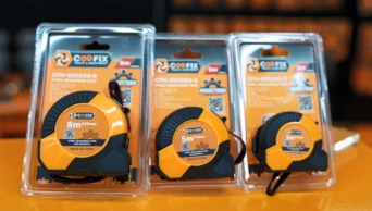 COOFIX Steel Measure Tape Indicating Distance in Imperial and Metric Units COOFIX Steel Measure Tape Indicating Distance in Imperial and Metric Units